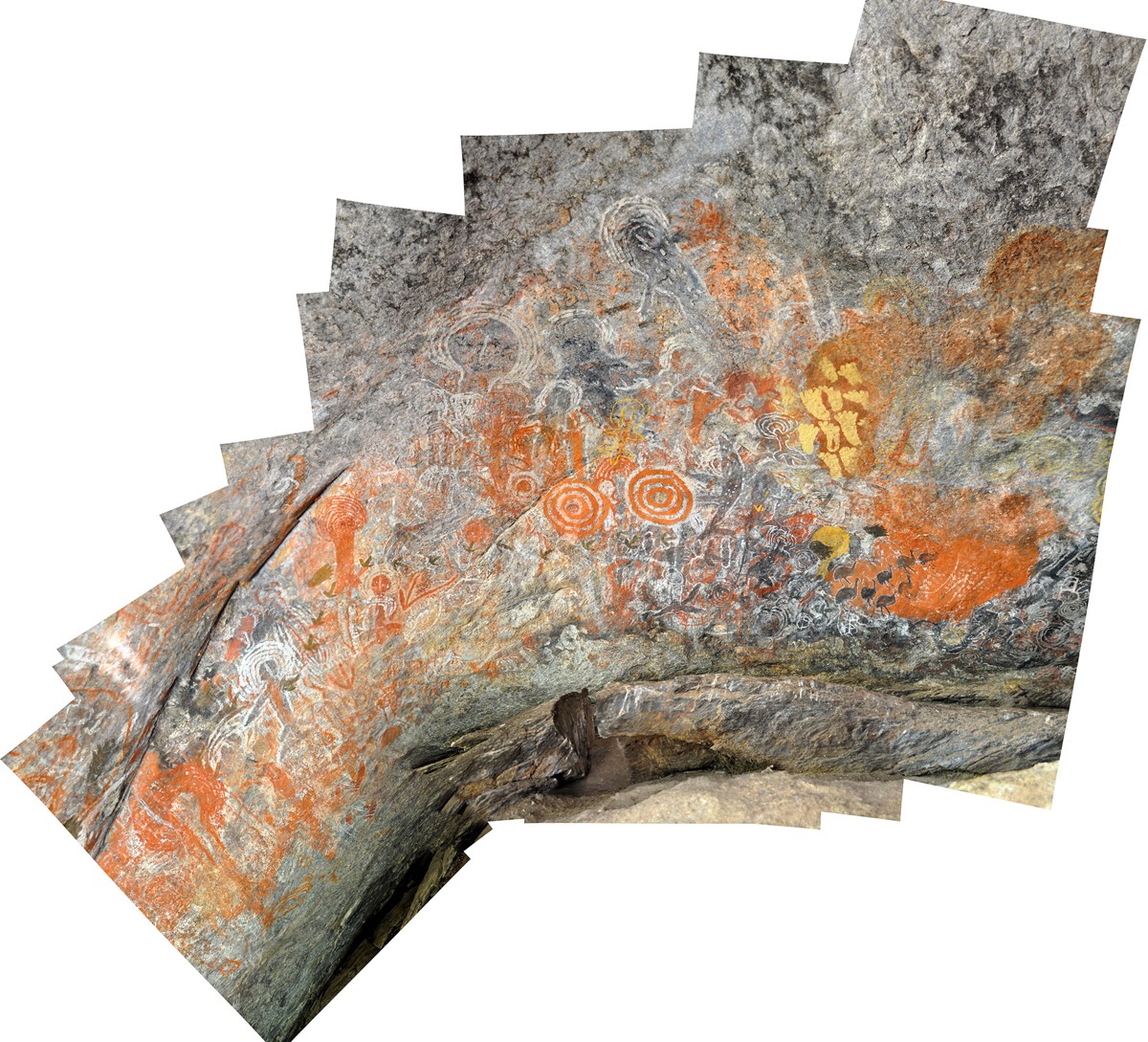 Rock art panel